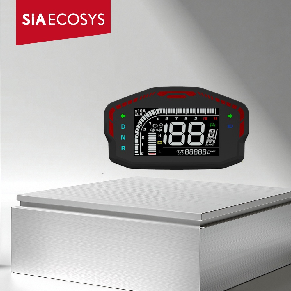 Kelly Kls7230S Controller - Wyświetlacz LCD prędkościomierza SIAECOSYS DKD Komunikacja