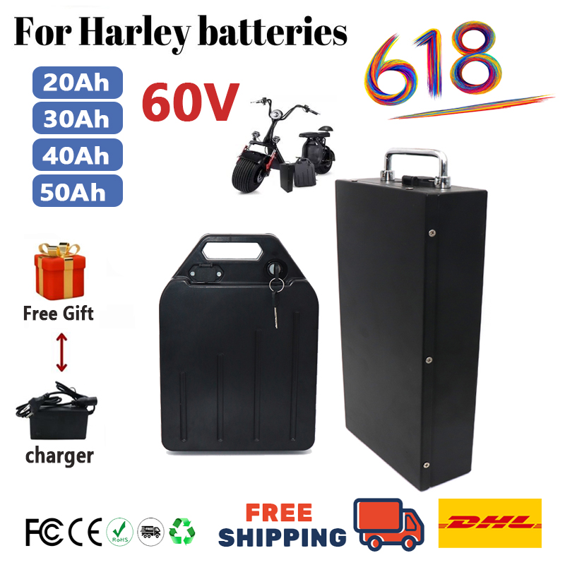 Bateria HarleyBattery 60V 20Ah – 60V 50Ah Electric Scooter Battery recenzja i cena